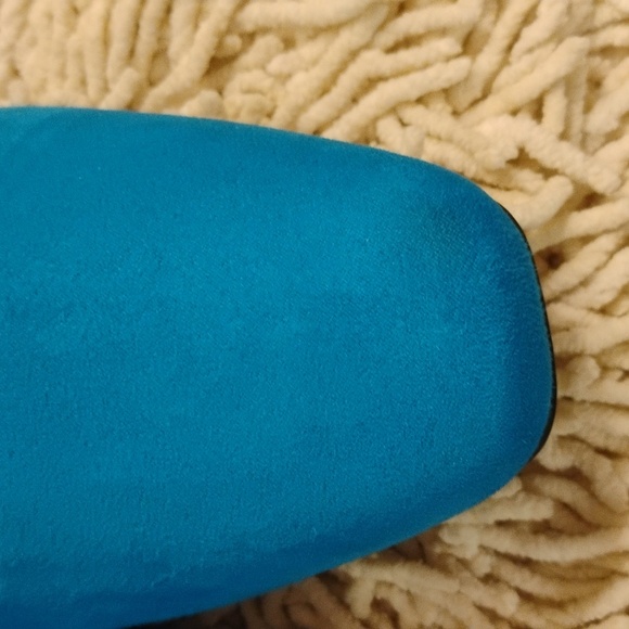 Adrienne Vittadini Blue Poetic Ankle Strap Block Heel - Picture 7 of 11